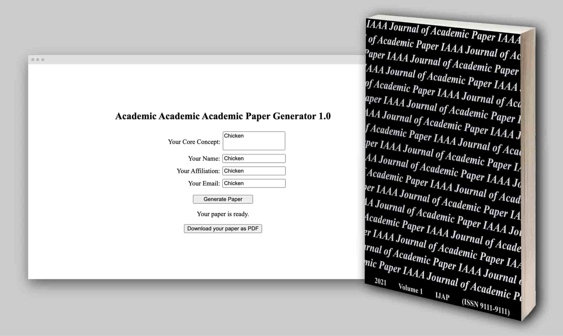 Cover image for 3A Paper Generator