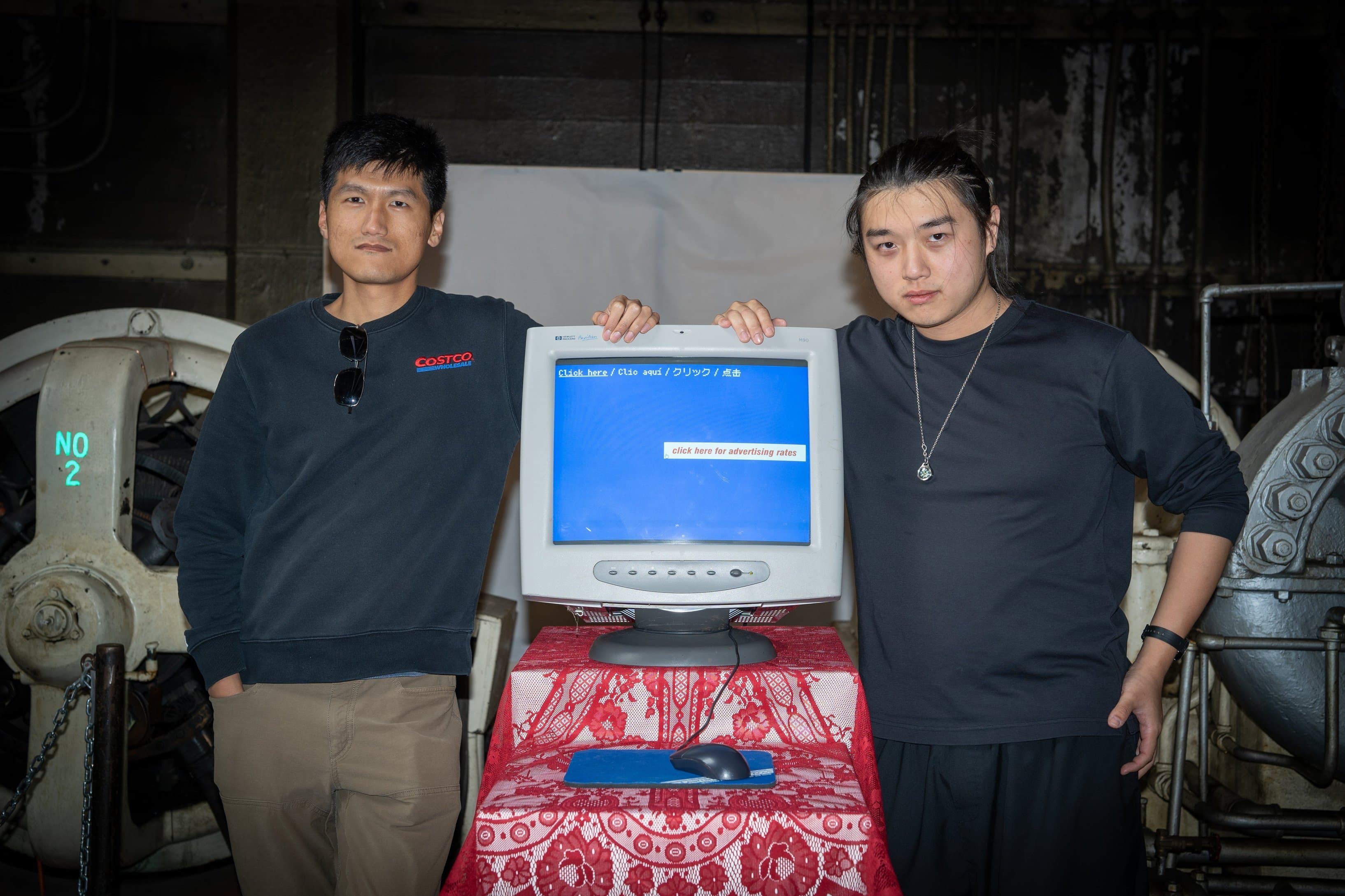 Richard and Yufeng with Click Here... at SPAM 2024