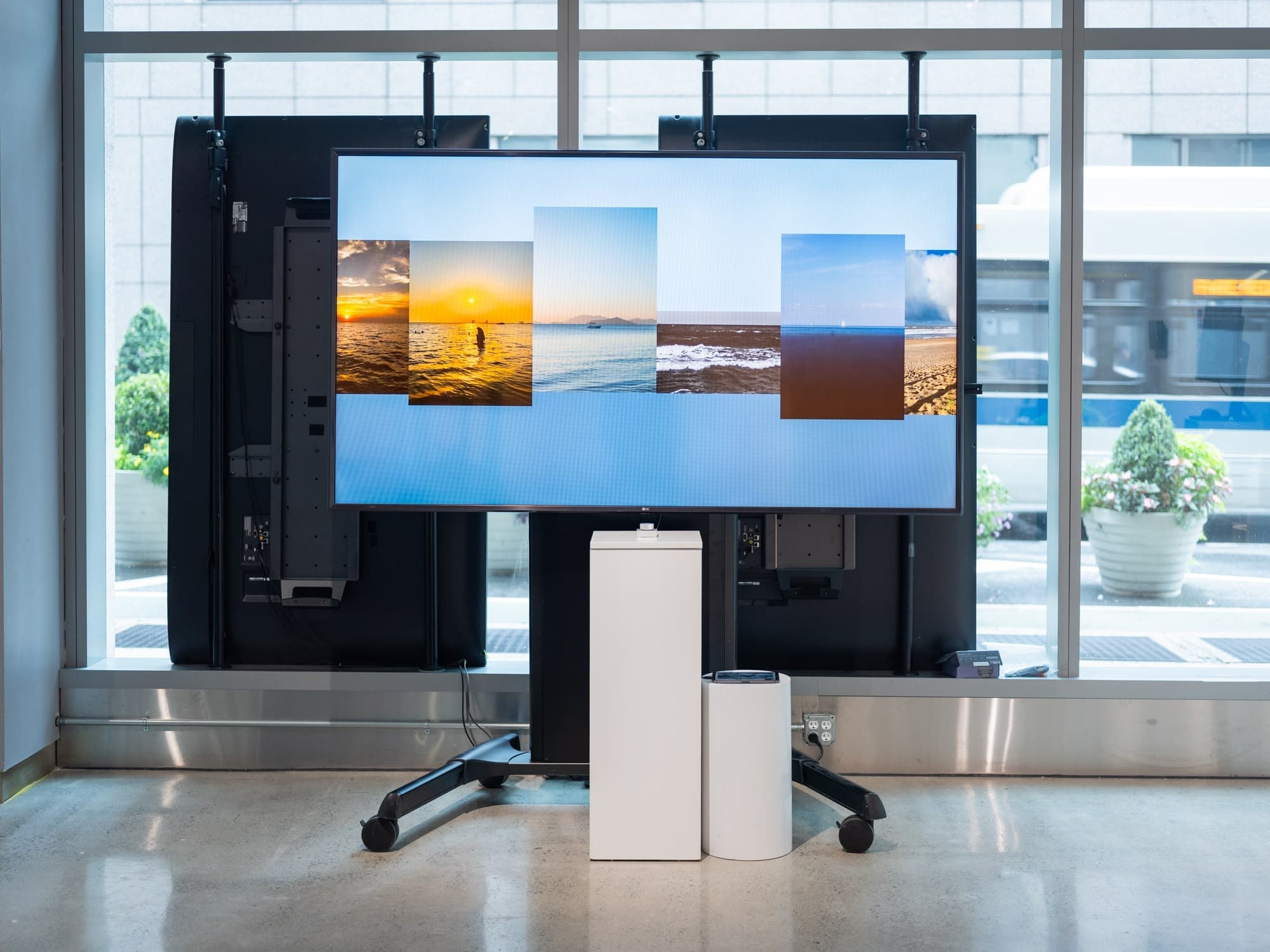 Aligned Waters installation at Clive Davis Gallery