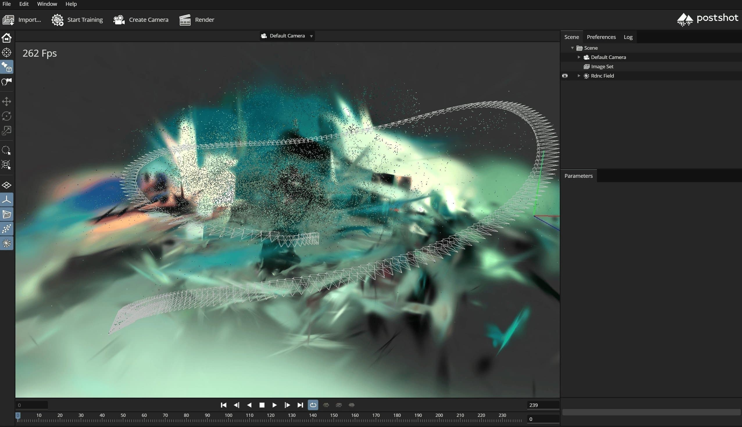 Gaussian splat reconstruction (2024)